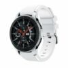 Силиконова каишка за Samsung / Huawei watch 22 мм бяла