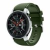 Силиконова каишка за Samsung / Huawei watch 22 мм тъмно зелена