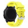 Силиконова каишка за Samsung / Huawei watch 22 мм жълта