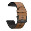 Кожена каишка за Garmin Fenix 26 mm Quick Fit кафява
