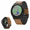 Кожена каишка за Garmin Fenix 26 mm Quick Fit кафява - Image 2