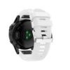 Силиконова каишка за Garmin Fenix 26 mm Quick Fit бяла