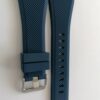Силиконова каишка за Samsung / Huawei watch  22 мм тъмно синя - Image 2