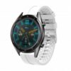 Силиконова каишка за Samsung / Huawei Watch 22 mm бяла
