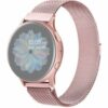 Метална каишка за Samsung / Huawei watch 22 мм розова/ rose pink/