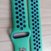 Силиконова каишка за Samsung / Huawei watch Sport 22 mm тюркоаз-синя - Image 2