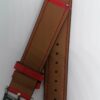 Коженa каишкa за Samsung Watch, Huawei 20 mm червена - Image 3