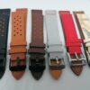 Коженa каишкa за Samsung Watch, Huawei 20 mm червена - Image 4