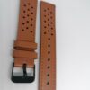 Коженa каишкa за Samsung Watch, Huawei 20 mm светло кафява - Image 2