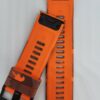 Силиконова каишка за Garmin 26mm Quick Fit камуфлажна оранжева - Image 3