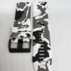Силиконова каишка за Garmin 22mm Quick Fit камуфлажна бяла - Image 2