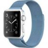 Метална каишка за Apple Watch светло синя