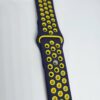 Силиконова каишка Sport 22 mm за Samsung / Huawei watch тъмно синя- жълта - Image 2