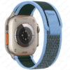 Текстилна каишка за Apple Watch Ultra/ SE series 9 8 7 6 5 4 3 2 синя