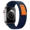 Текстилна каишка за Apple Watch Ultra/ SE series 8 7 6 5 4 3 2 тъмно синя