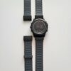 Силиконова магнитна каишка за Garmin 26 mm сиво/оранжева - Image 2