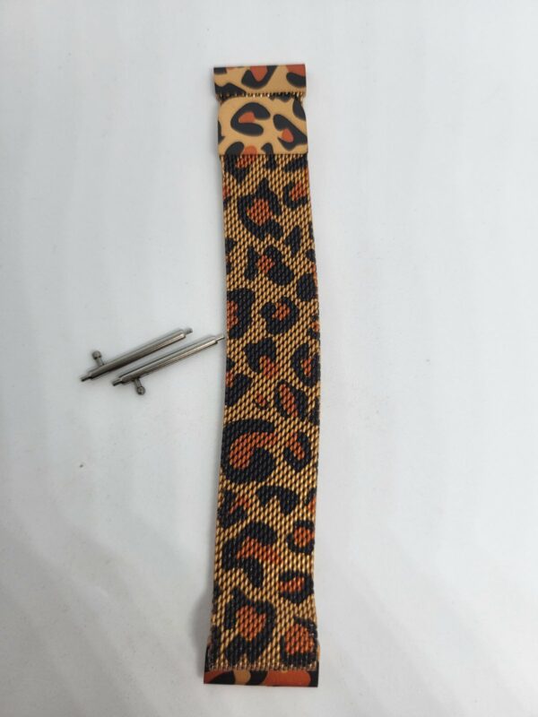Метална каишка 18 мм leopard print магнитно закопчаване - Image 2