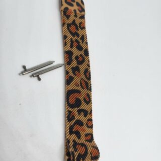 Метална каишка 18 мм leopard print магнитно закопчаване